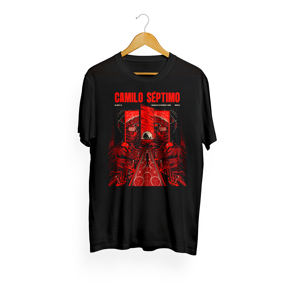 Playera Mapas II PDD 26 Rojo