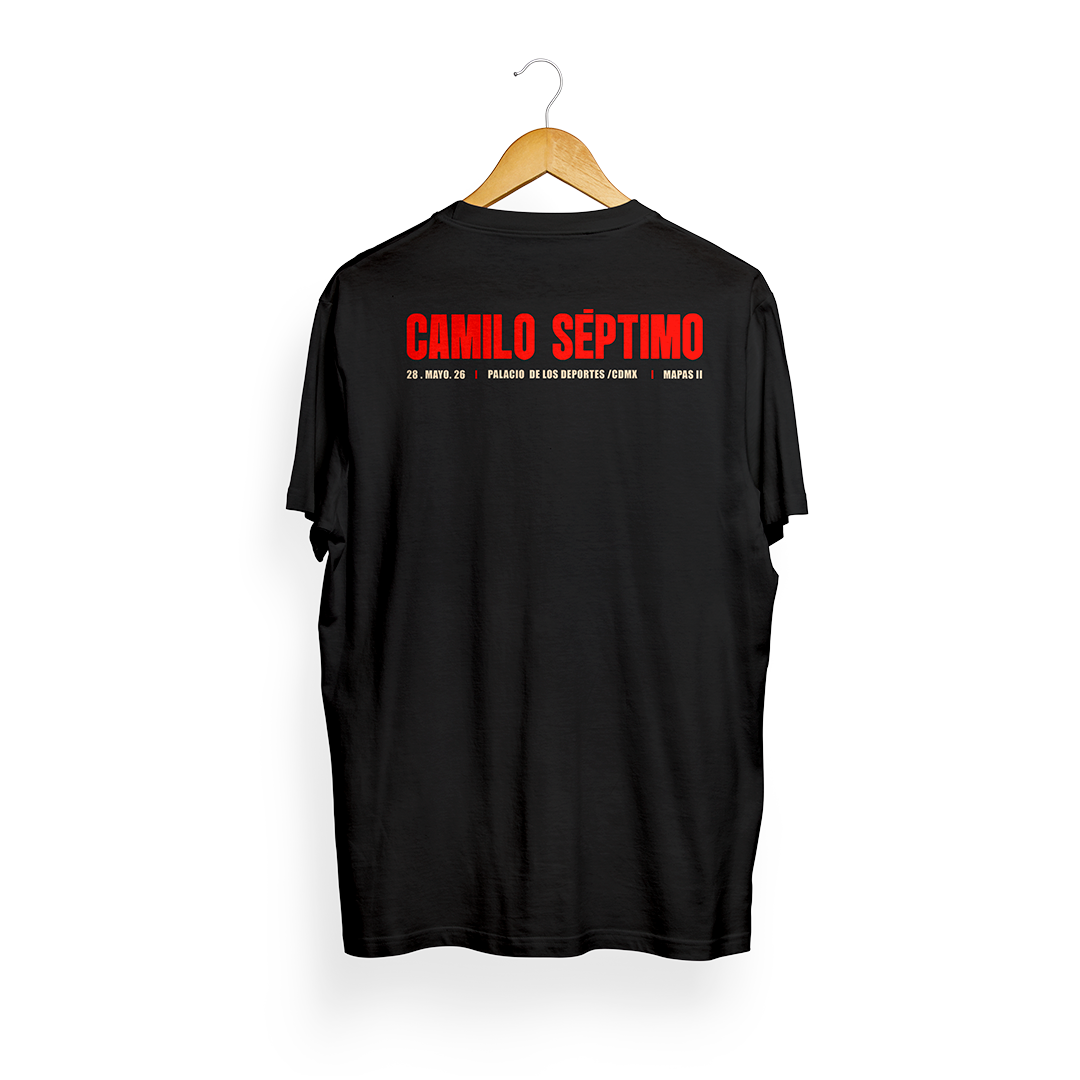 Playera Mapas II PDD 26 Rojo